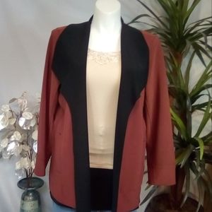 EUC Chico's Reversible Open Jacket